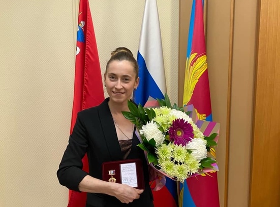 Поздравляем Петринскую Наталью с медалью «За достижения в области спорта»
