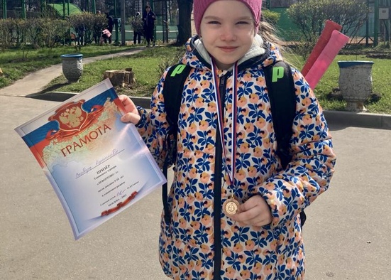 Варвара Короткова заняла 2🥈 место на турнире «Лефортово-1»